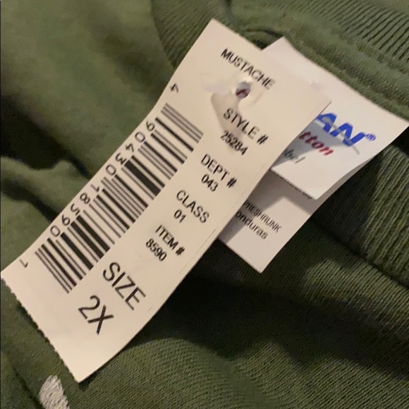 Mustache Men’s Tee Beer XXL NWT Green Graphic 2X - Picture 3 of 3